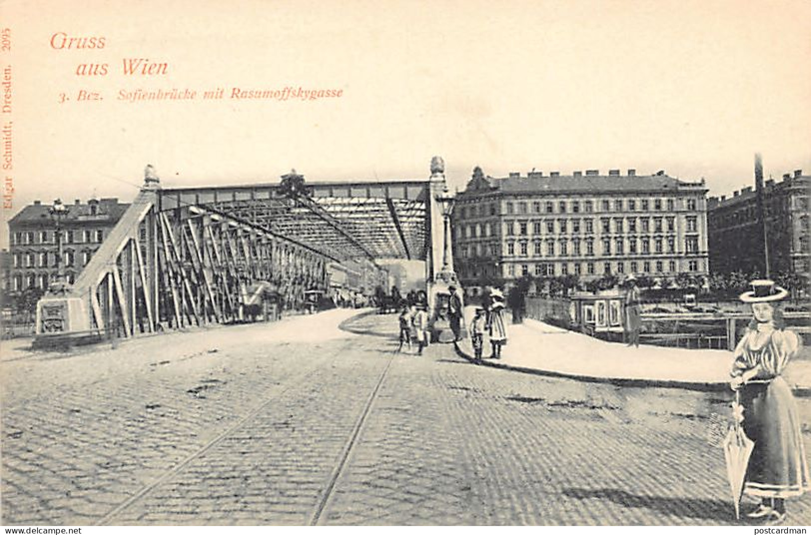 Österreich - Wien - Sofienbrücke Mit Rasumoffskygasse - Verlag Edgar Schmidt 2095 - Vienna Center
