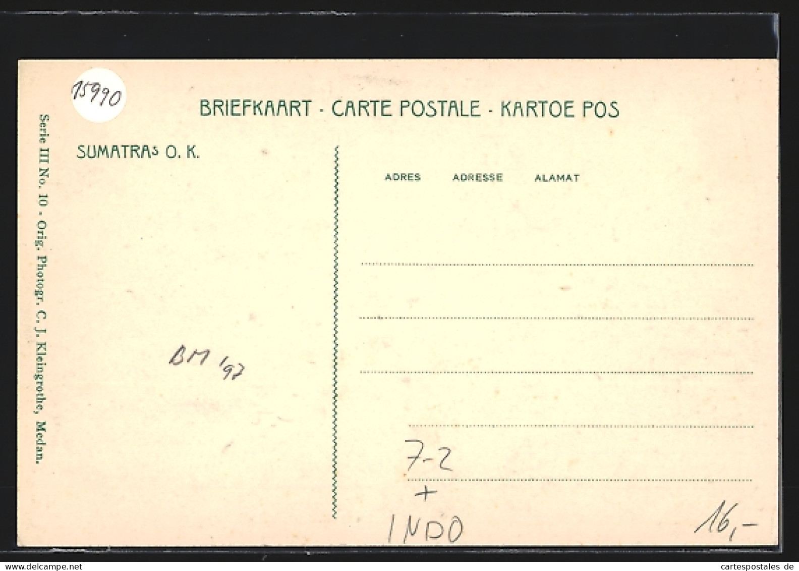 AK Sumatra, Petroleum-boorterrein, Verbranden Der Aardgassen  - Indonésie