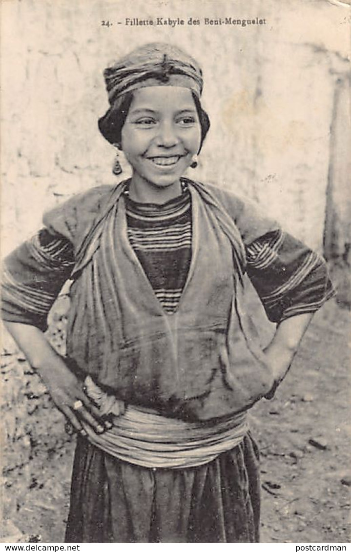 Kabylie - Fillette Kabyle Des Beni-Menguelet - Ed. Collection Idéale P.S. 24 - Femmes