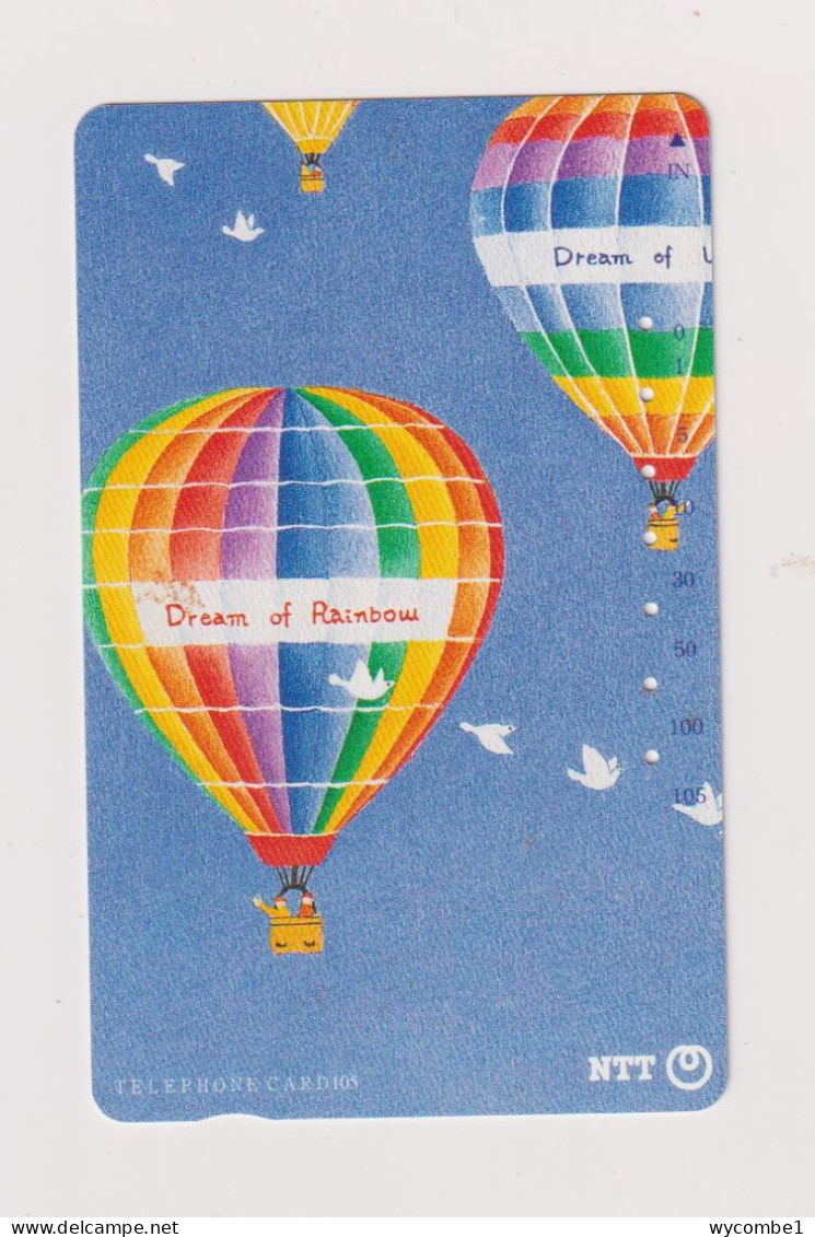 JAPAN  - Hot Air Balloons Magnetic Phonecard - Japon