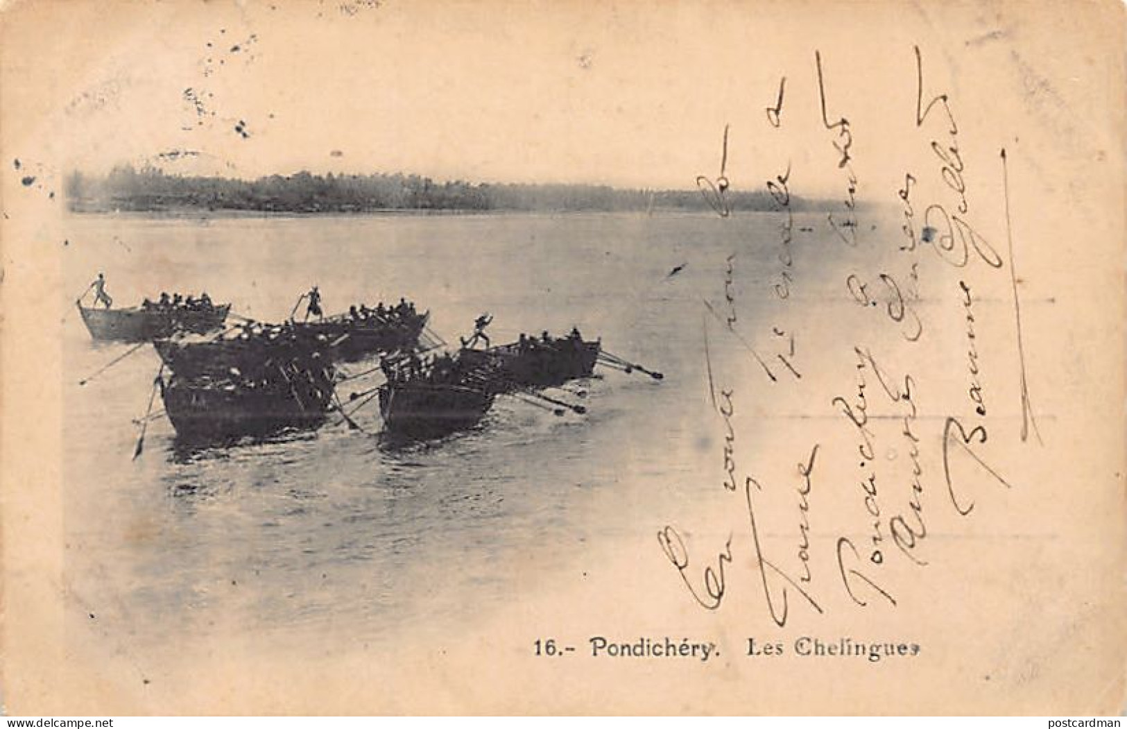 India - PUDUCHERRY Pondicherry - Native Boats - Publ. Vincent 16 - India