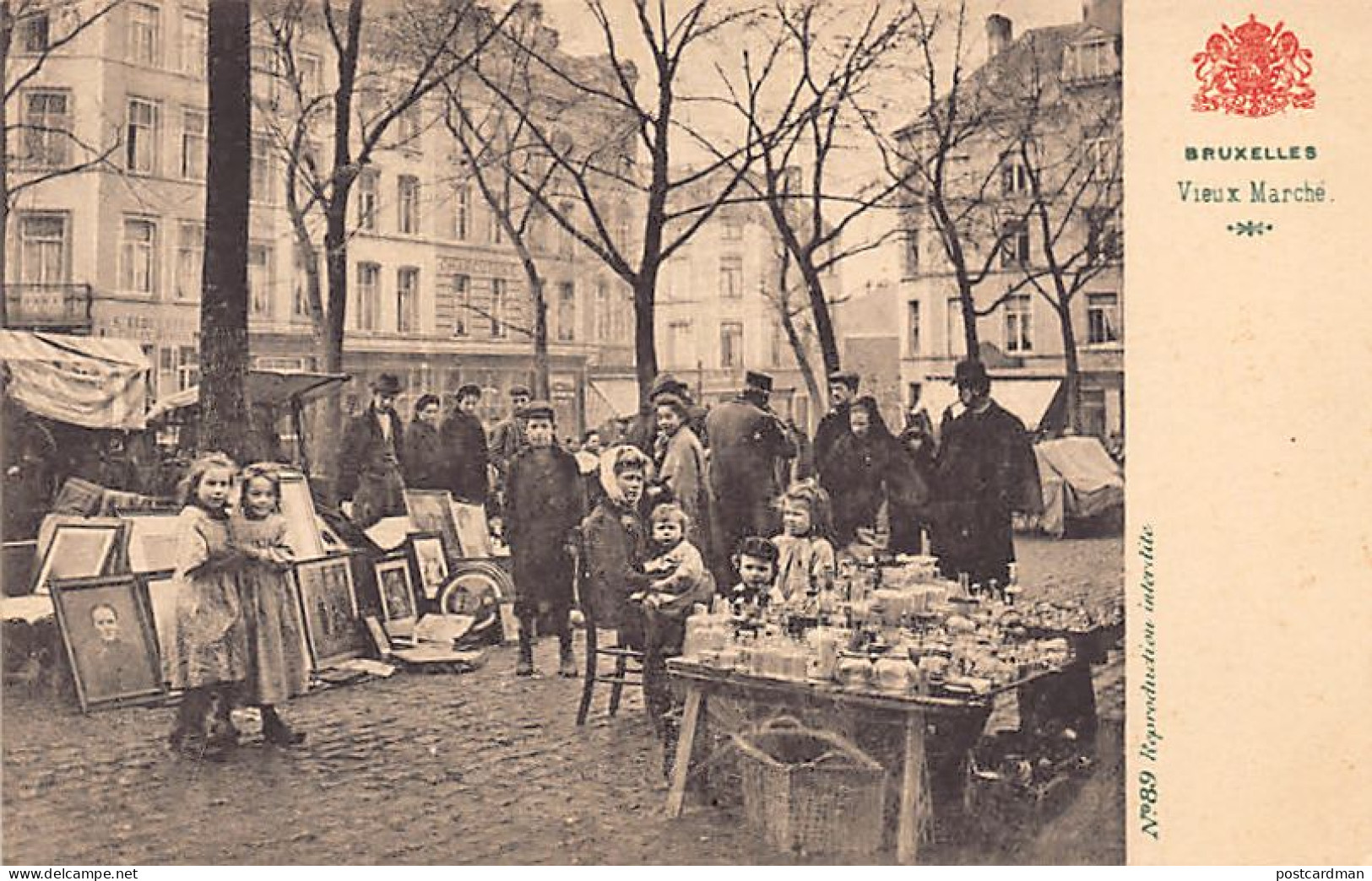 BRUXELLES - Vieux Marché - Marché Aux Puces - Ed. Grand Bazar Anspach 89 - Markets