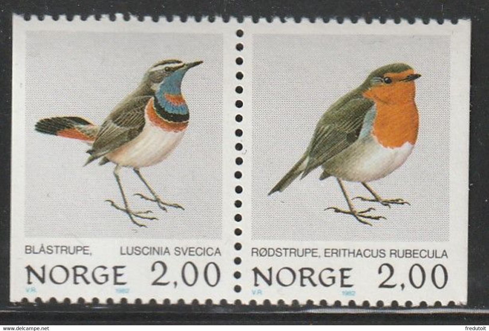 NORVEGE - N°816a ** (1982) Oiseaux - Ongebruikt