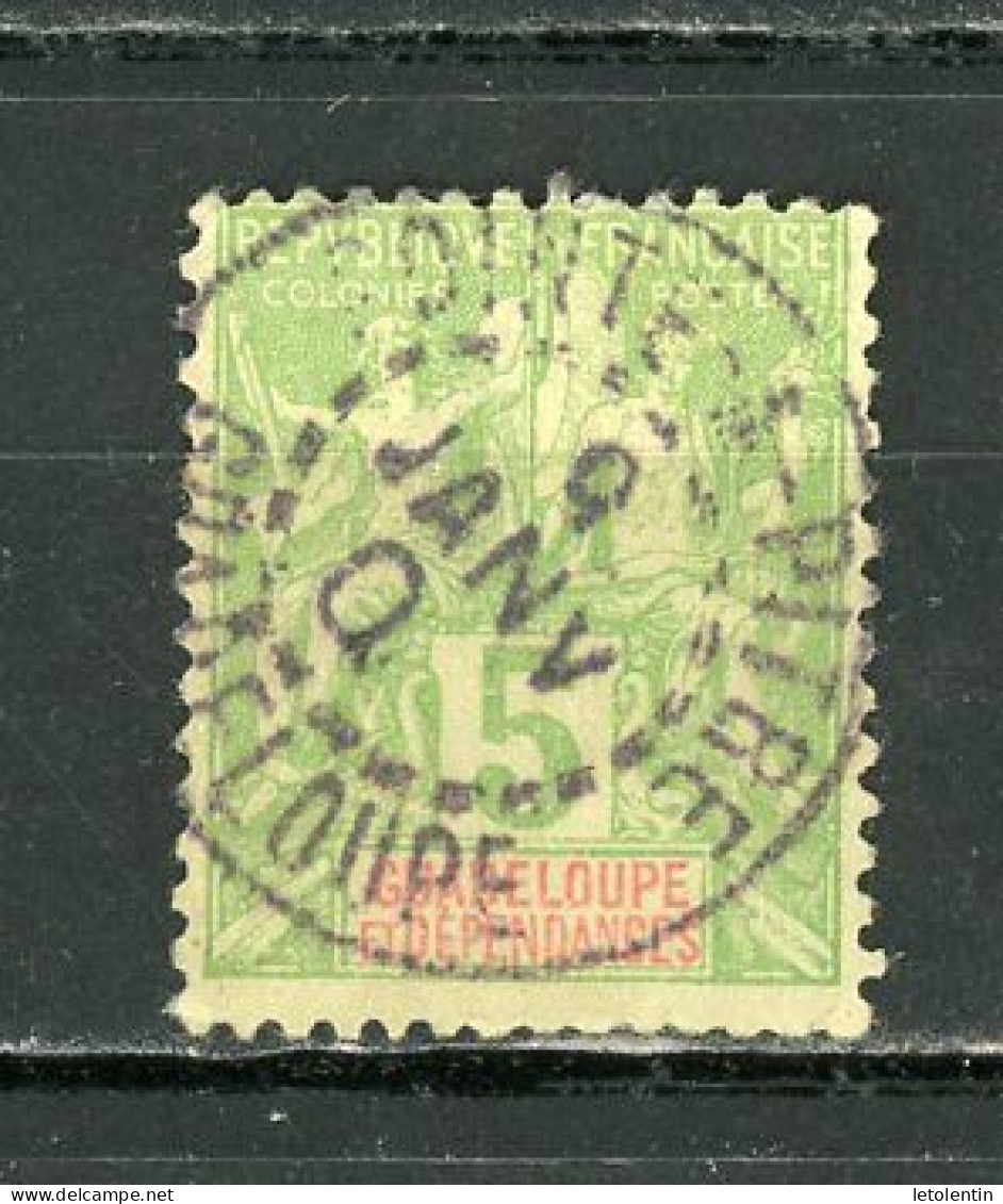 GUADELOUPE - ALLÉGORIE  - N°Yt 40 Obli. - Used Stamps