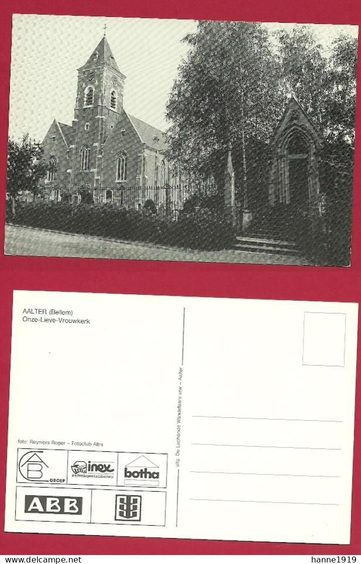 Aalter Bellem Onze Lieve Vrouw Kerk Foto Prentkaart Htje - Aalter