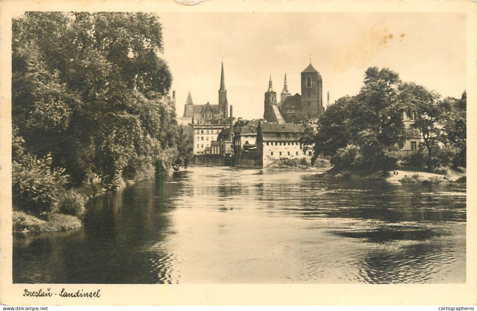 Postcard Poland Wrocław - Pologne