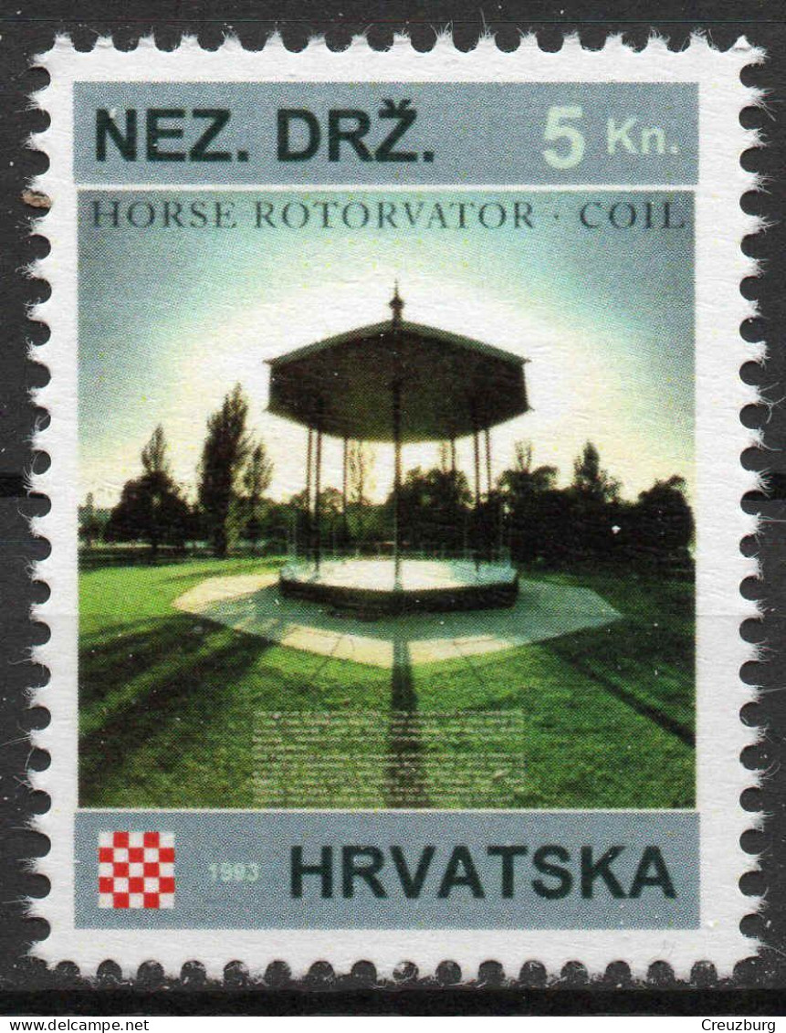 Coil - Briefmarken Set Aus Kroatien, 16 Marken, 1993. Unabhängiger Staat Kroatien, NDH. - Croatia
