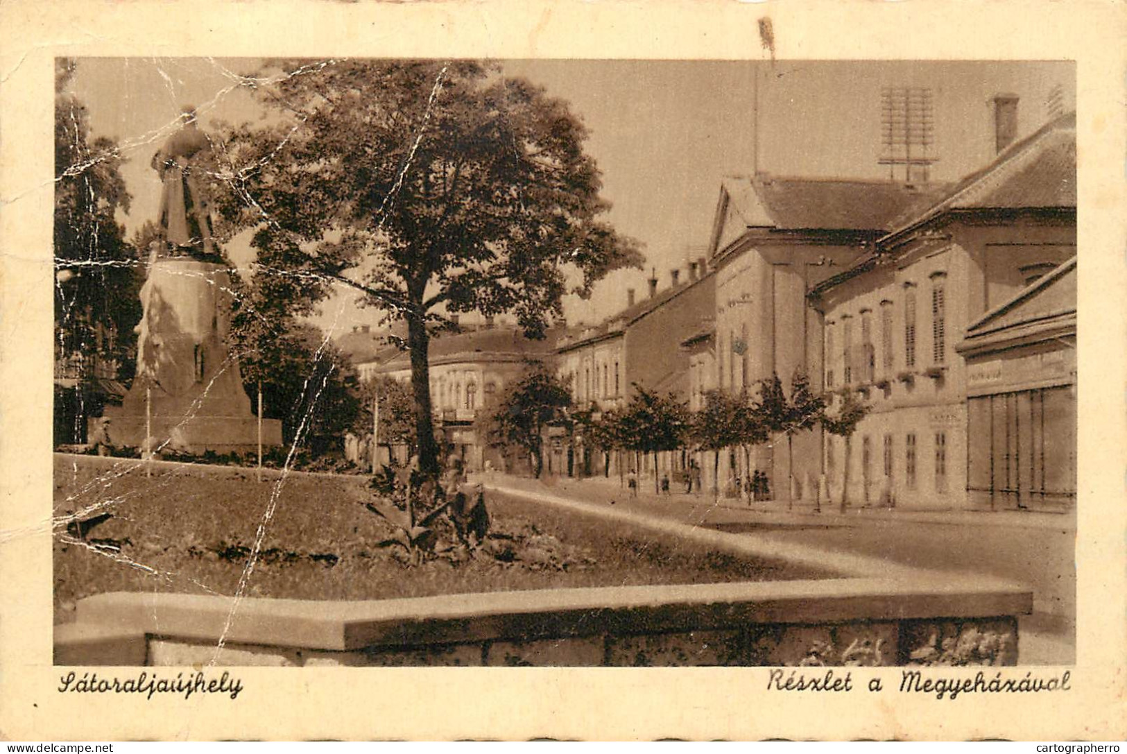 Postcard Hungary Megyeház - Hongrie
