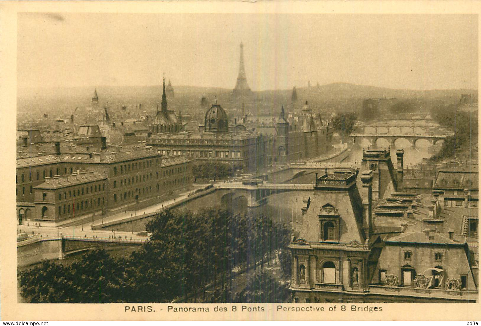 75 PARIS Panorama Des 8 Ponts - Multi-vues, Vues Panoramiques