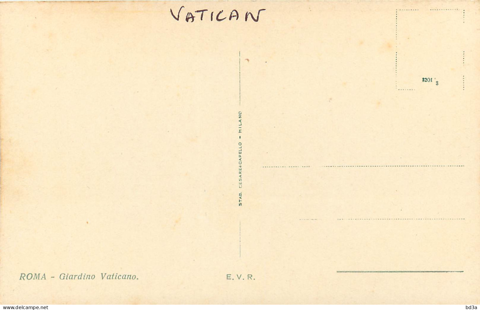 ROMA VATICAN Giardino - Vatican