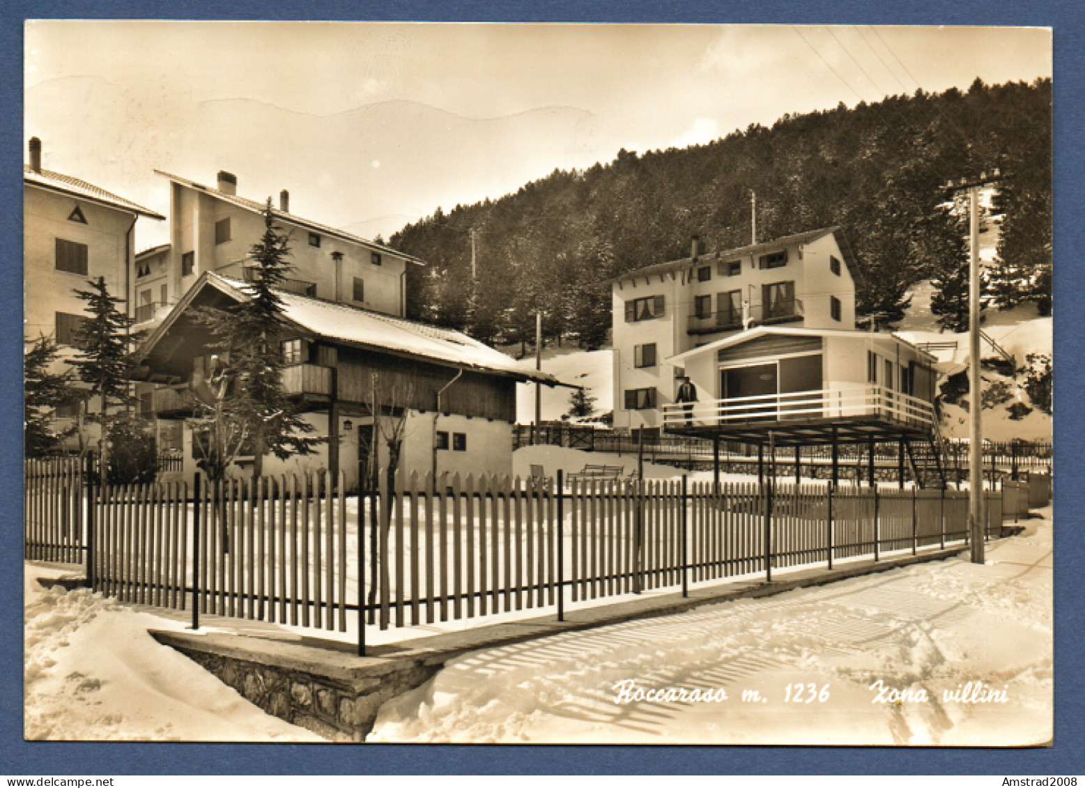 1953 - ROCCARASO - ZONA VILLINI - ITALIE - L'Aquila