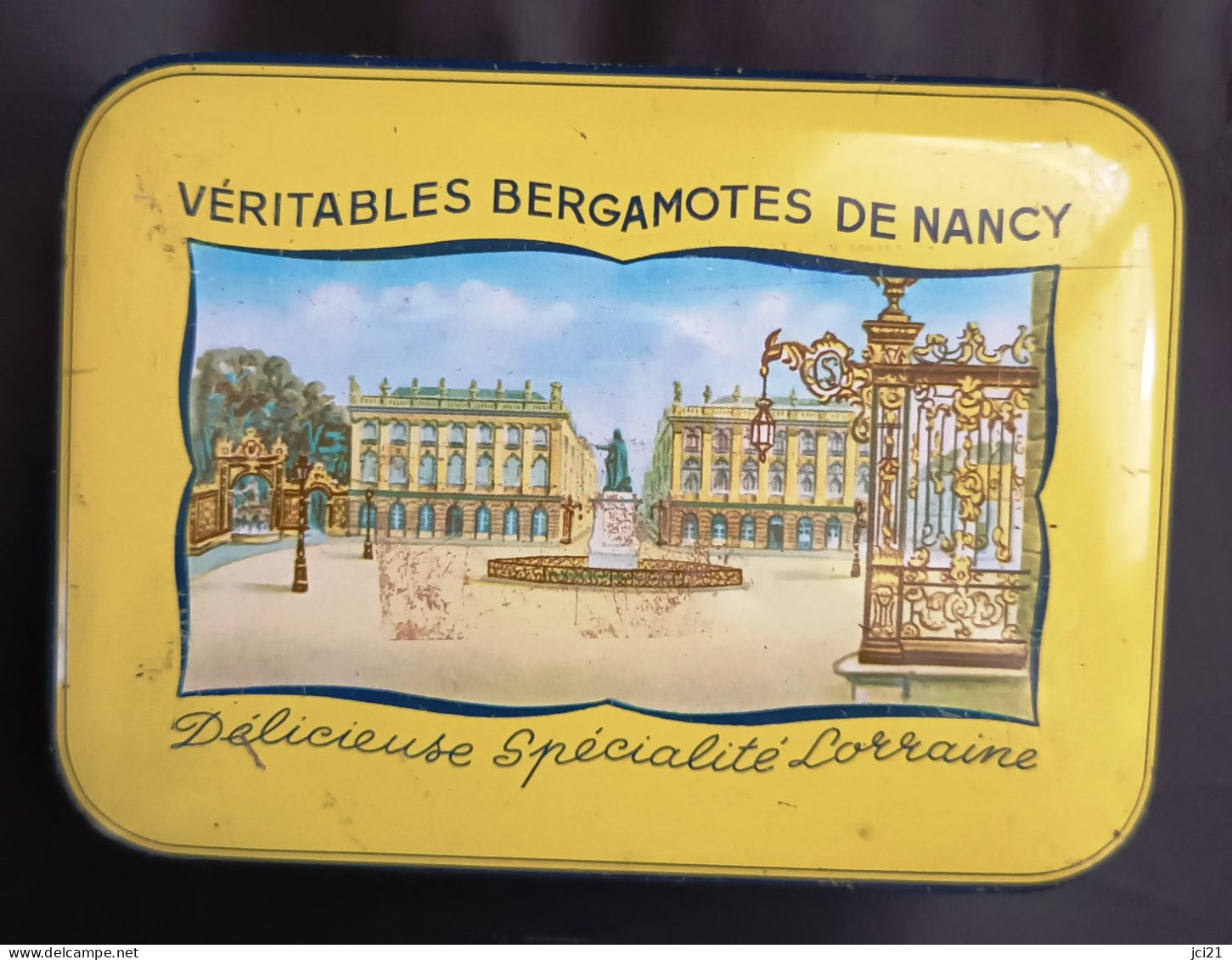 Ancienne Boite Vide " VERITABLES BERGAMOTES DE NANCY " _Di575 - Scatole/Bauli