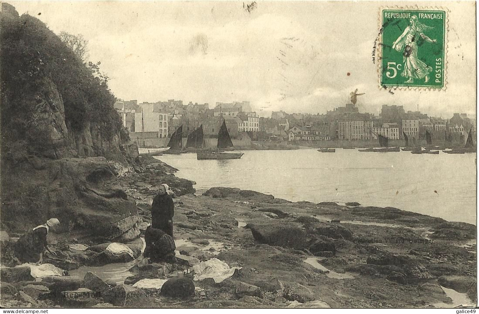 7456 CPA Beg Meil - Concarneau - Laveuses Dans Les Rochers - Concarneau