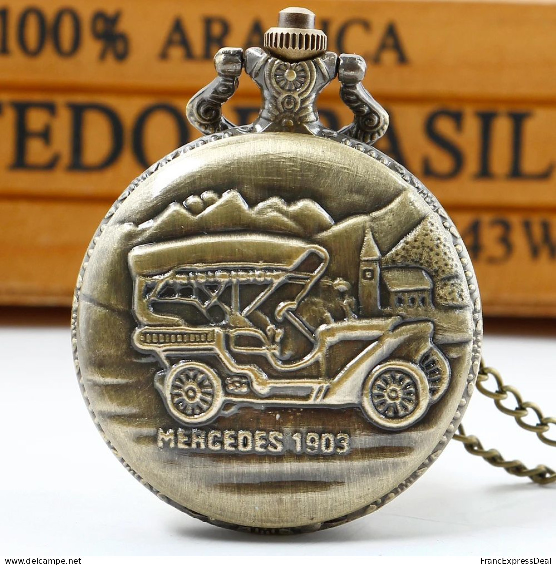 Montre Gousset NEUVE - Voiture Ancienne Mercedes 1903 - Watches: Bracket