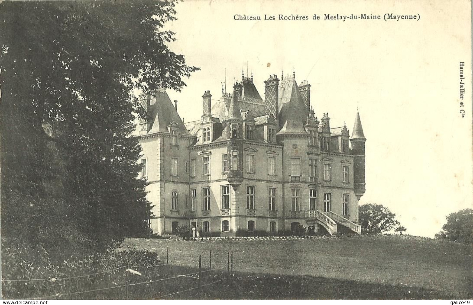 10828 CPA Meslay Du Maine - Château Les Rochères De Meslay Du Maine - Meslay Du Maine