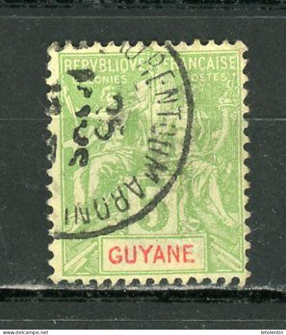 GUYANE (RF) - ALLÉGORIE   - N°Yt 43 Obli. - Used Stamps