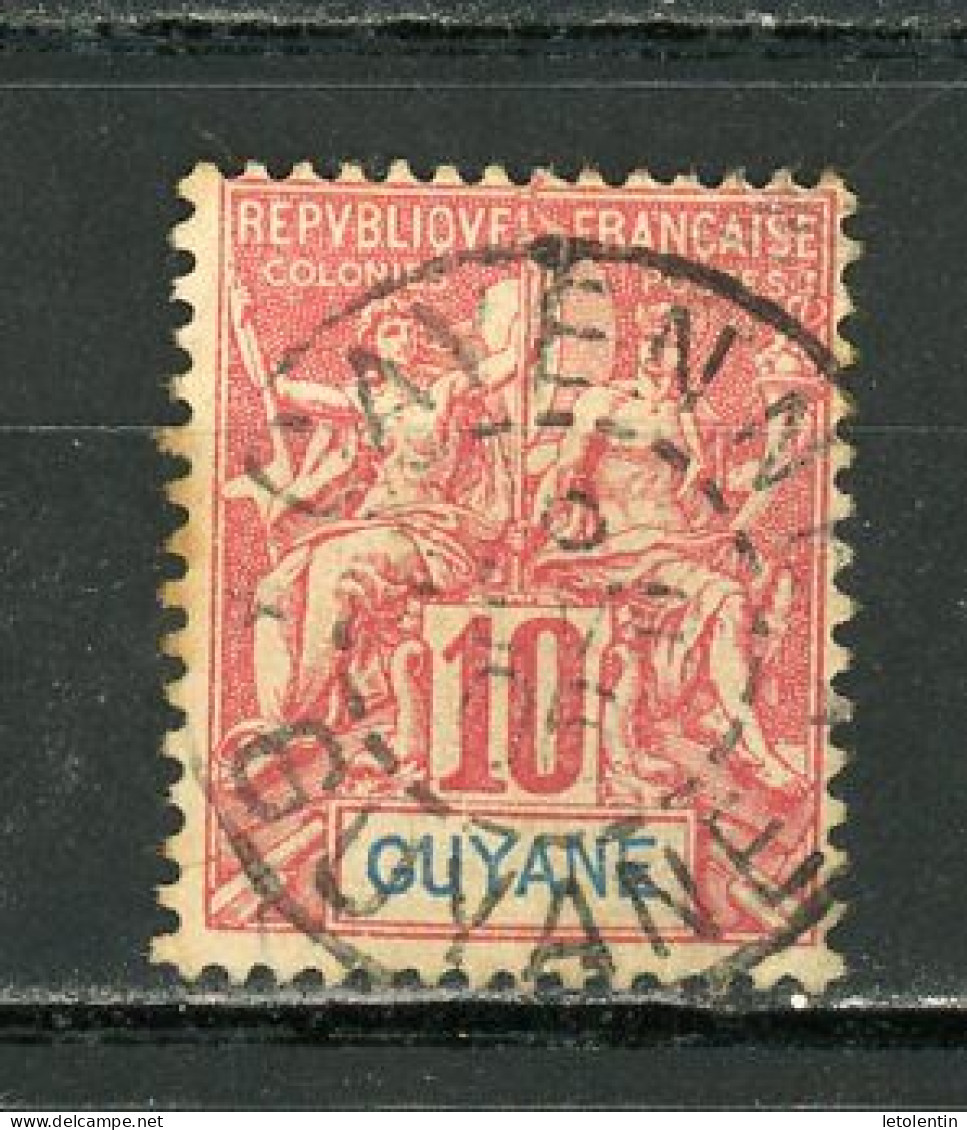 GUYANE (RF) - ALLÉGORIE   - N°Yt 44 Obli. - Used Stamps
