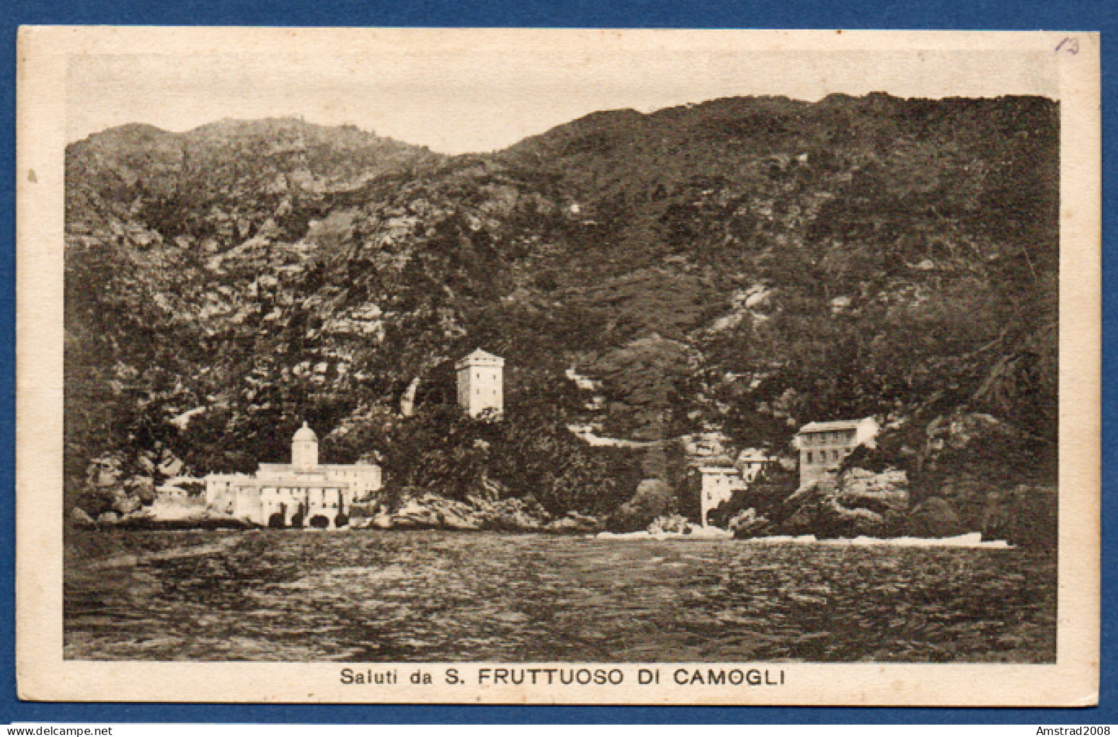 SALUTI  DA SAN FRUTTUOSO DI CAMOGLI - ITALIE - Genova (Genoa)
