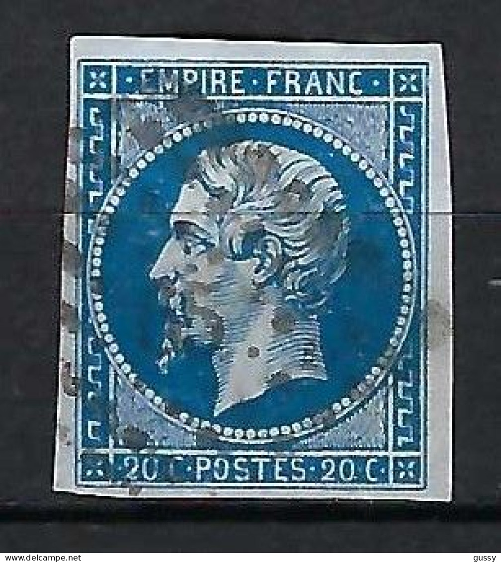 FRANCE Classique, B Obl. PC Des Villes Sur TP Isolés: PC 65 (Amiens,1) Sur Y&T 14A - 1853-1860 Napoléon III