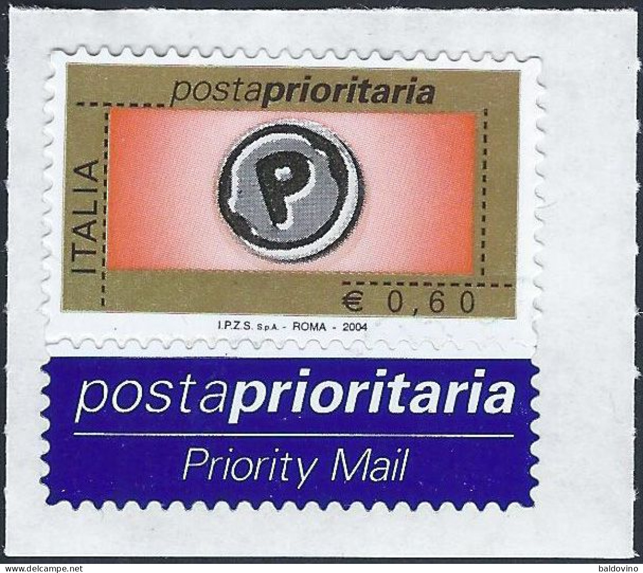 Italia 2004 Prioritaria 0,60 Euro In Flessografia (vedi Descrizione) - 2001-10: Neufs