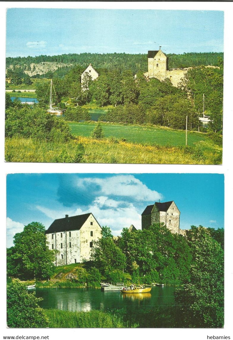 ÅLAND - KASTELHOLM CASTLE - 2 Postcards - FINLAND - - Finlande