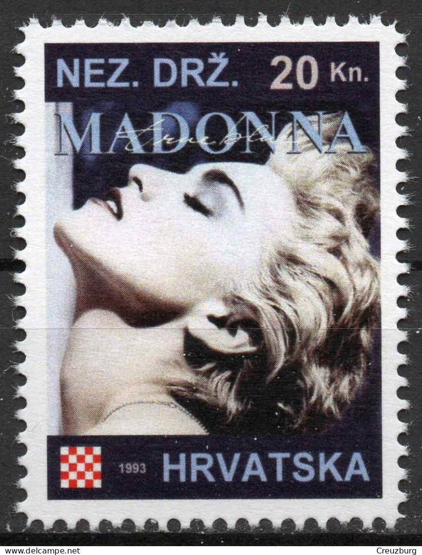 Madonna - Briefmarken Set Aus Kroatien, 16 Marken, 1993. Unabhängiger Staat Kroatien, NDH. - Croatie