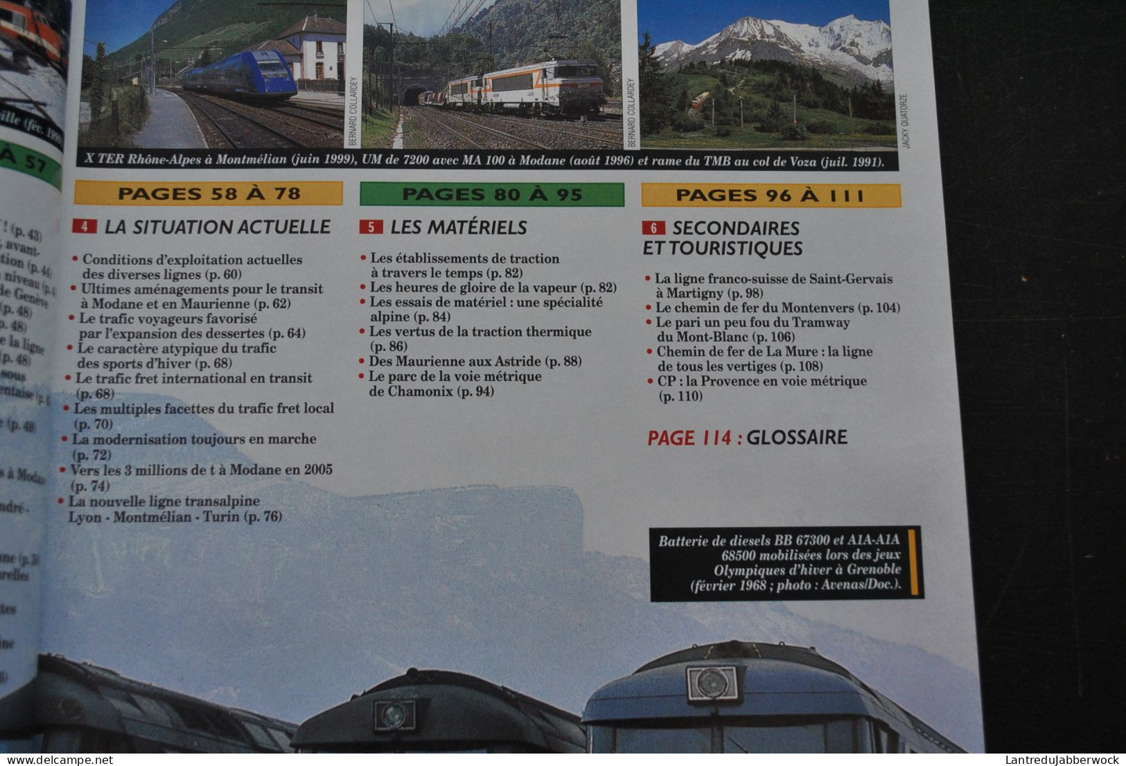 Revue Rail Passion HS 2000 Alpes La Prodigieuse épopée Du Rail TGV Rhône Modane Maurienne Grenoble Culoz Ligne - Railway & Tramway