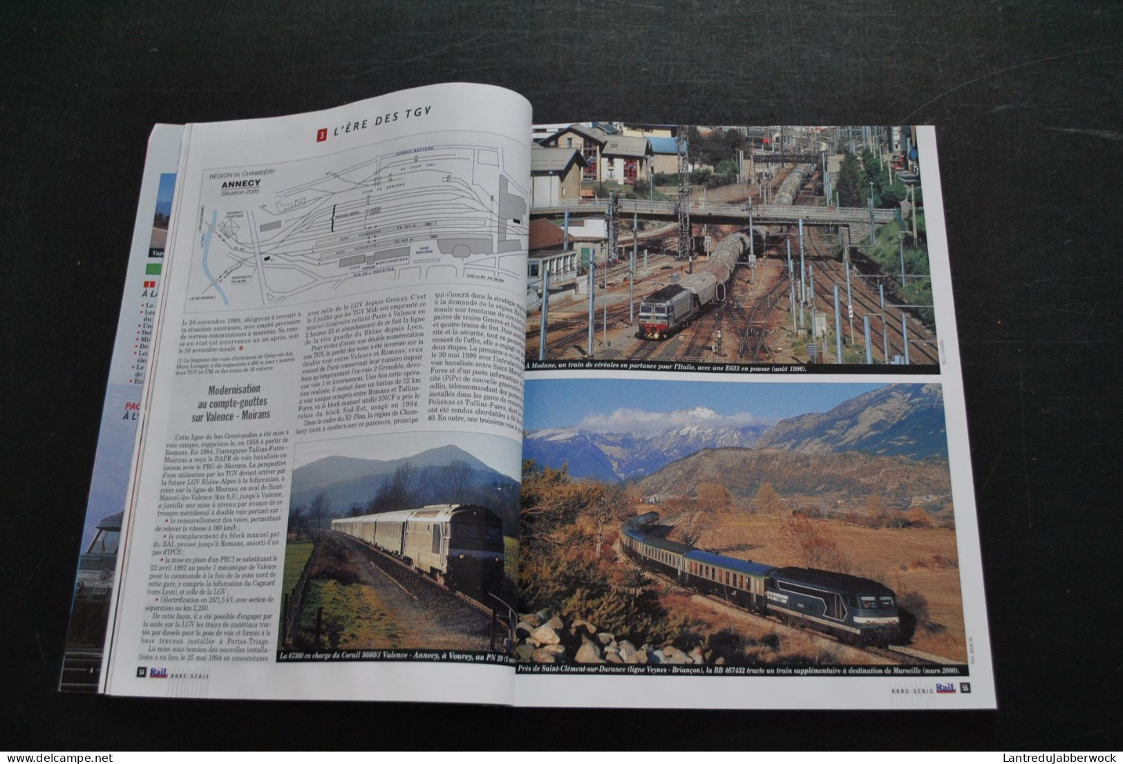 Revue Rail Passion HS 2000 Alpes La Prodigieuse épopée Du Rail TGV Rhône Modane Maurienne Grenoble Culoz Ligne - Chemin De Fer & Tramway
