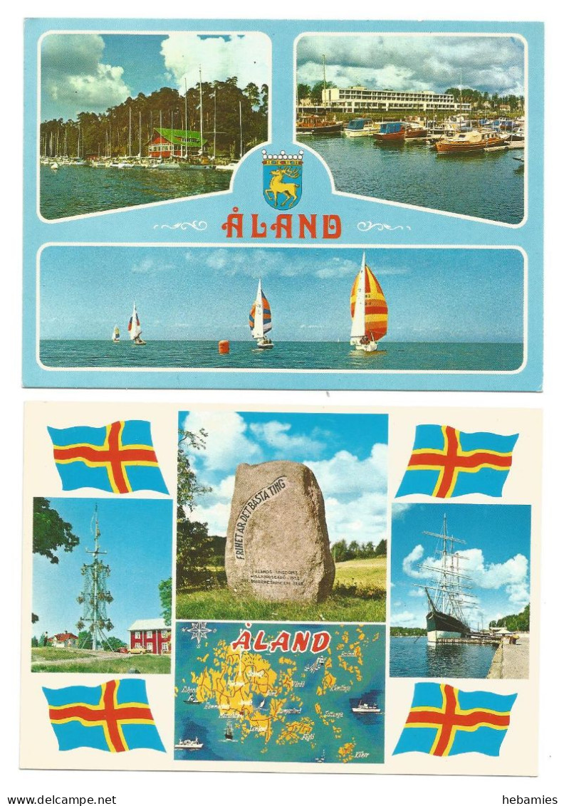 ÅLAND - 2 Postcards - FINLAND - - Finland