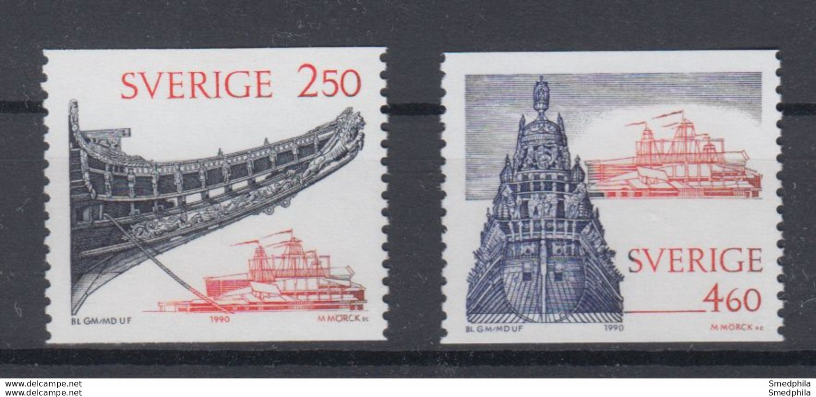Sweden 1990 - Michel 1607-1608 MNH ** - Unused Stamps