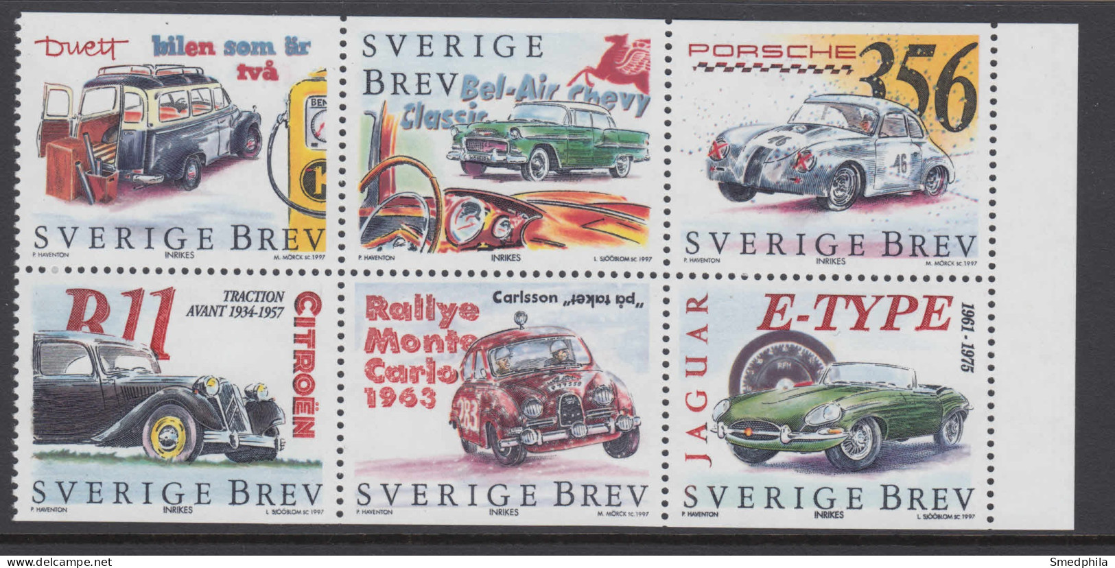 Sweden 1997 - Michel 2019-2024 MNH ** - Neufs