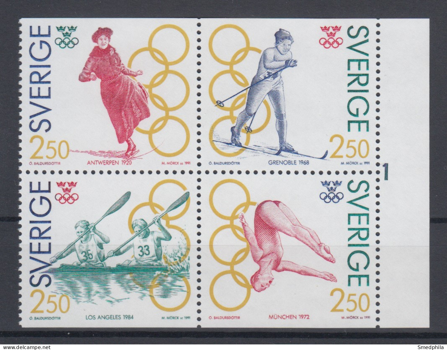 Sweden 1991 - Michel 1674-1677 MNH ** - Neufs