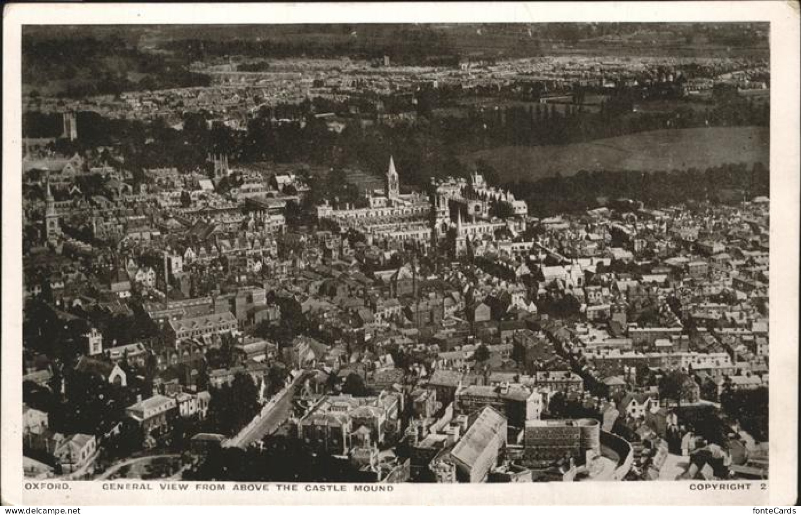 11231957 Oxford Oxfordshire Fliegeraufnahme Castle Mound  - Autres & Non Classés