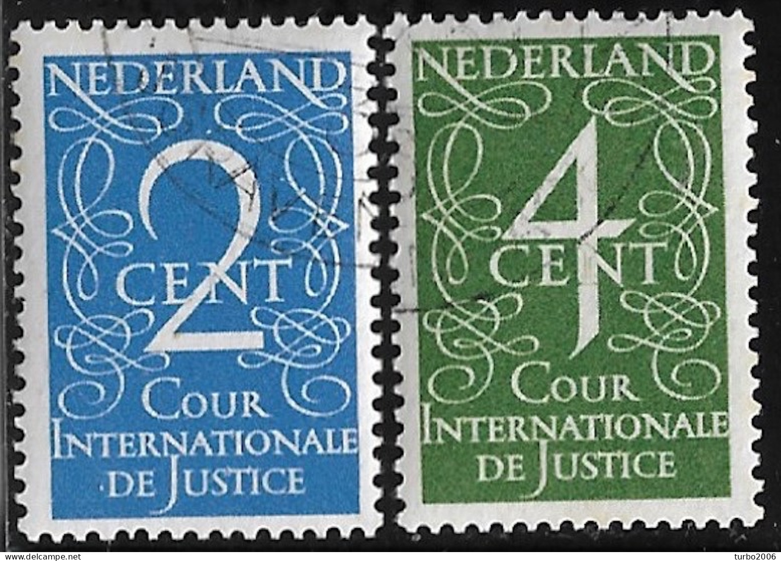 1950 C.I.D.J. Dienstzegels Cijfers NVPH D 25 / 26 - Dienstmarken