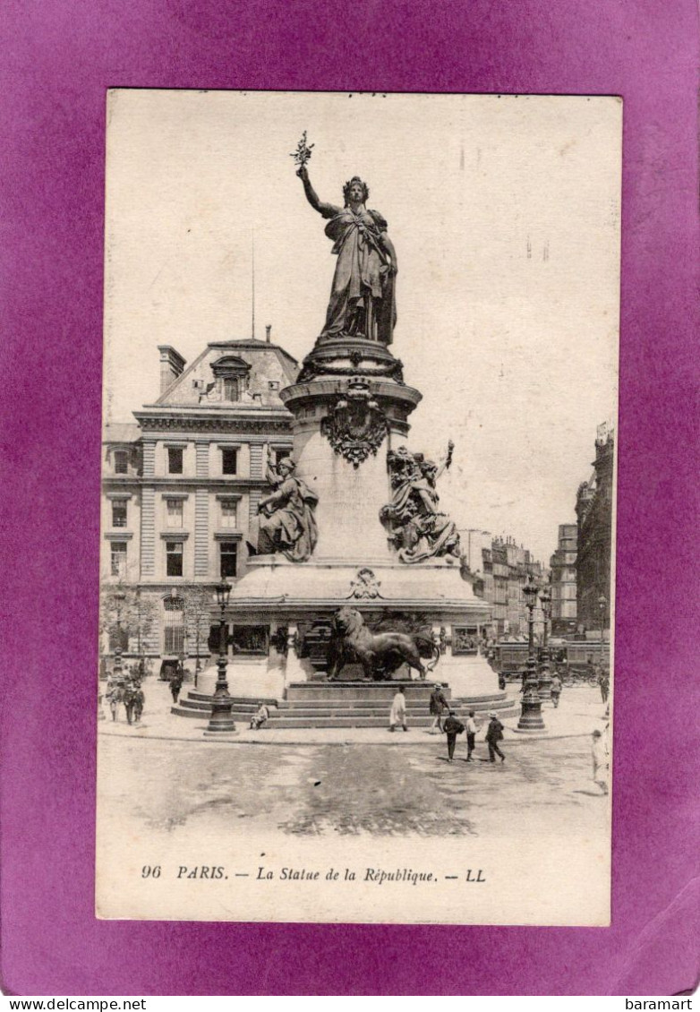 75 PARIS La Statue De La République   LL - Other Monuments