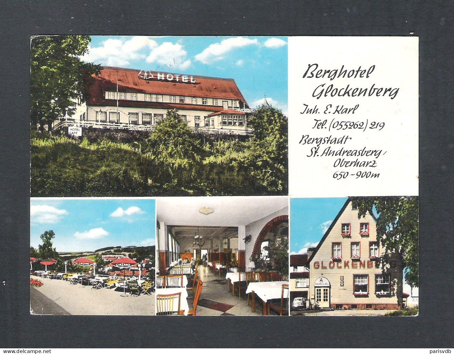 ST. ANDREASBERG / OBERHARZ - BERGHOTEL GLOCKENBERG     (D 203) - Braunlage