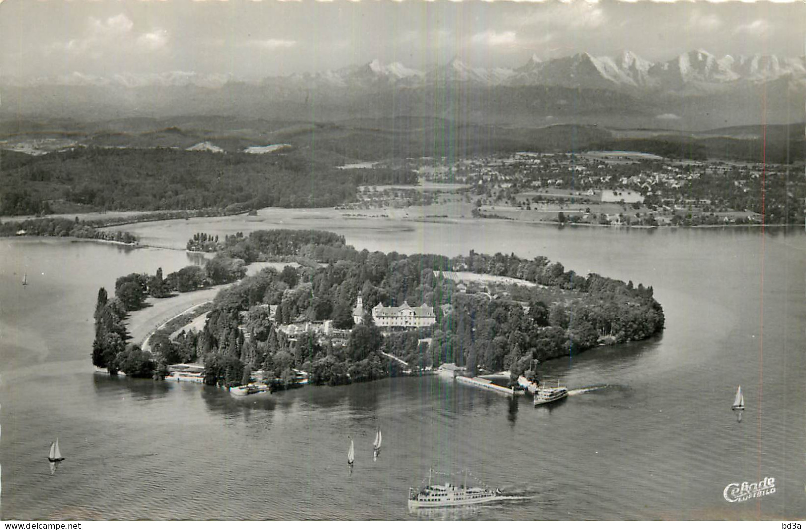 INSEL MAINAU IM BODENSEE LUFTAUFNAHME - Other & Unclassified