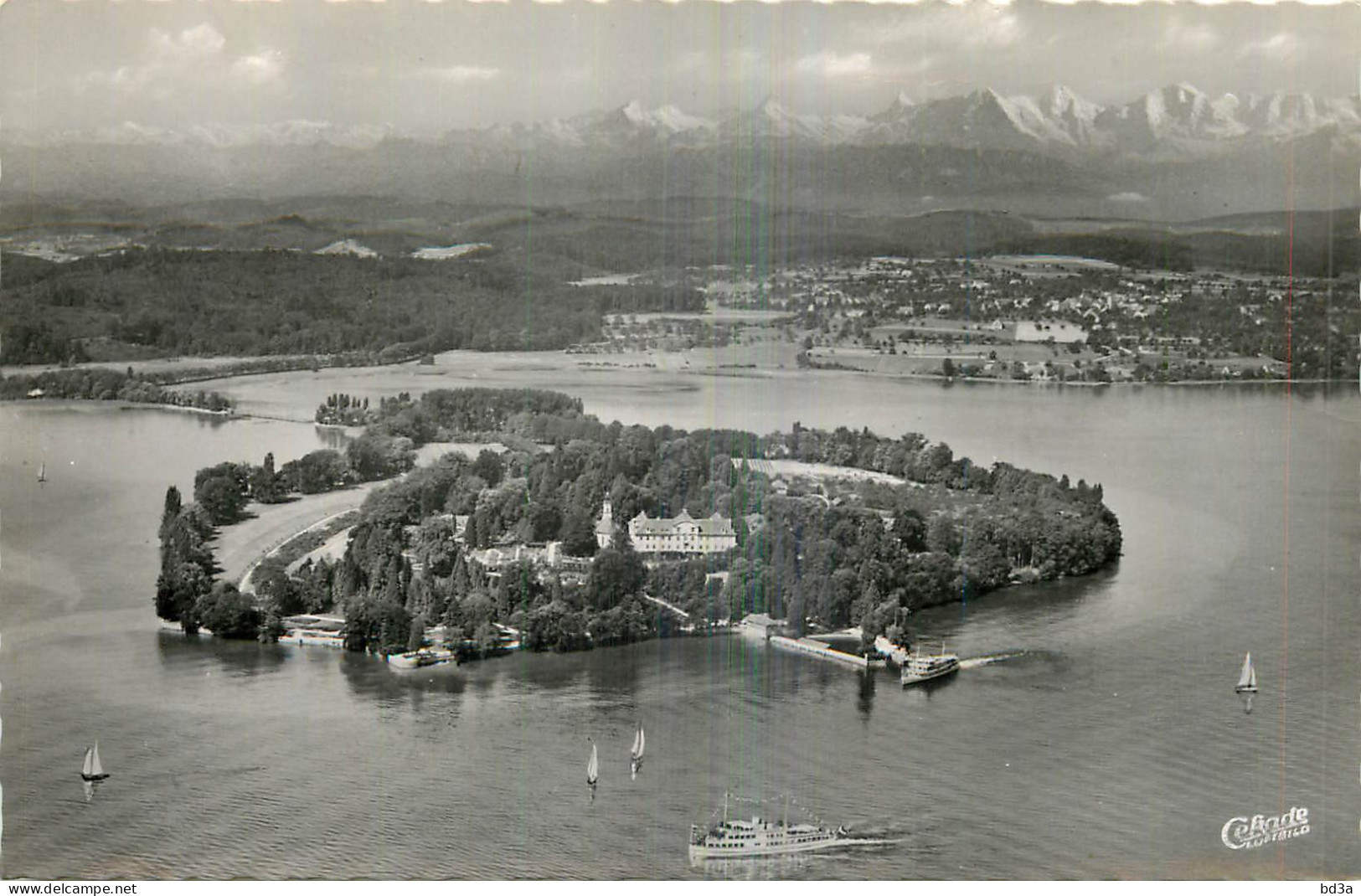 INSEL MAINAU IM BODENSEE LUFTAUFNAHME - Sonstige & Ohne Zuordnung