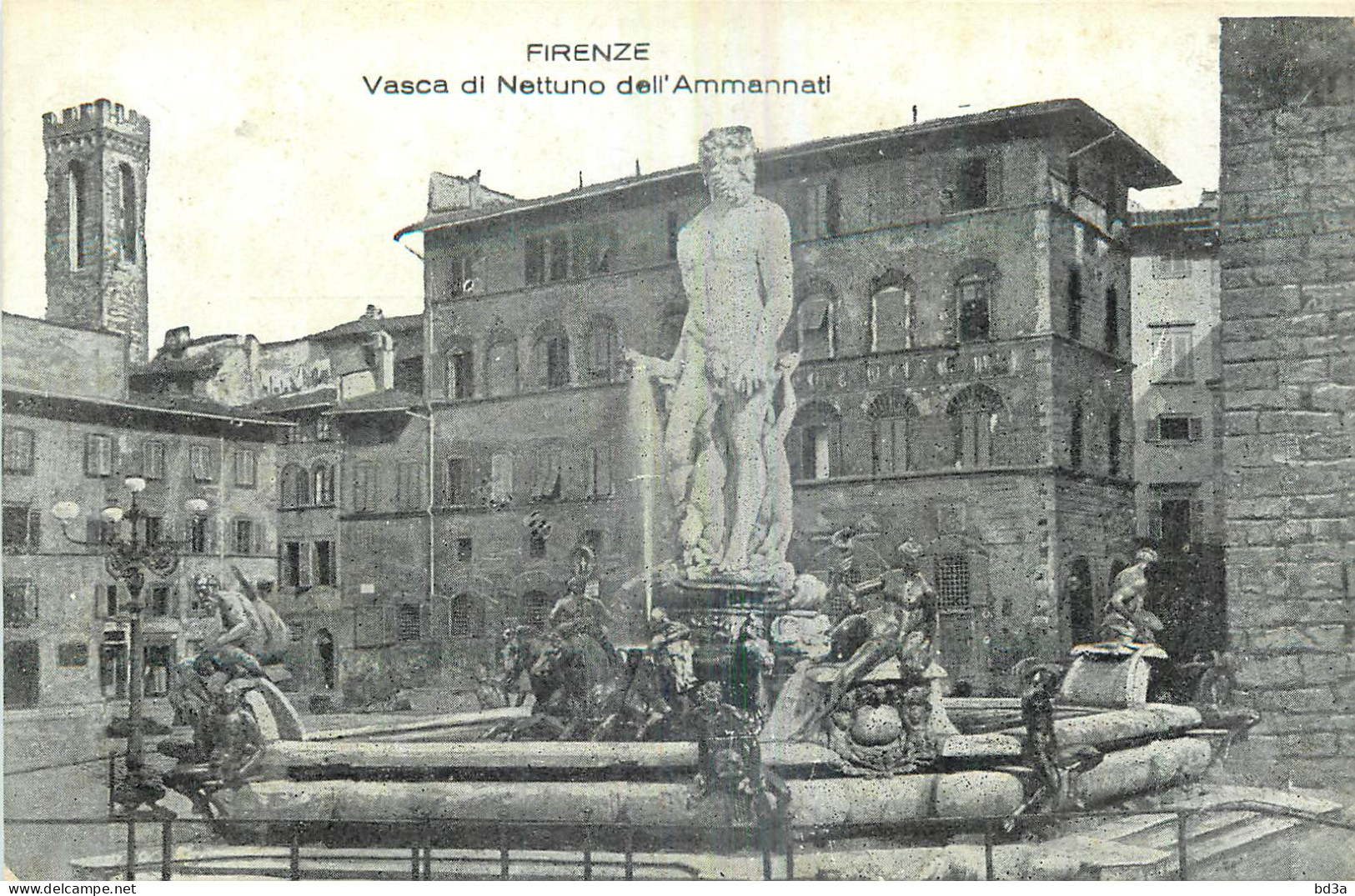 FIRENZE VASCA DI NETTUNO DELL'AMMANNATI - Firenze (Florence)