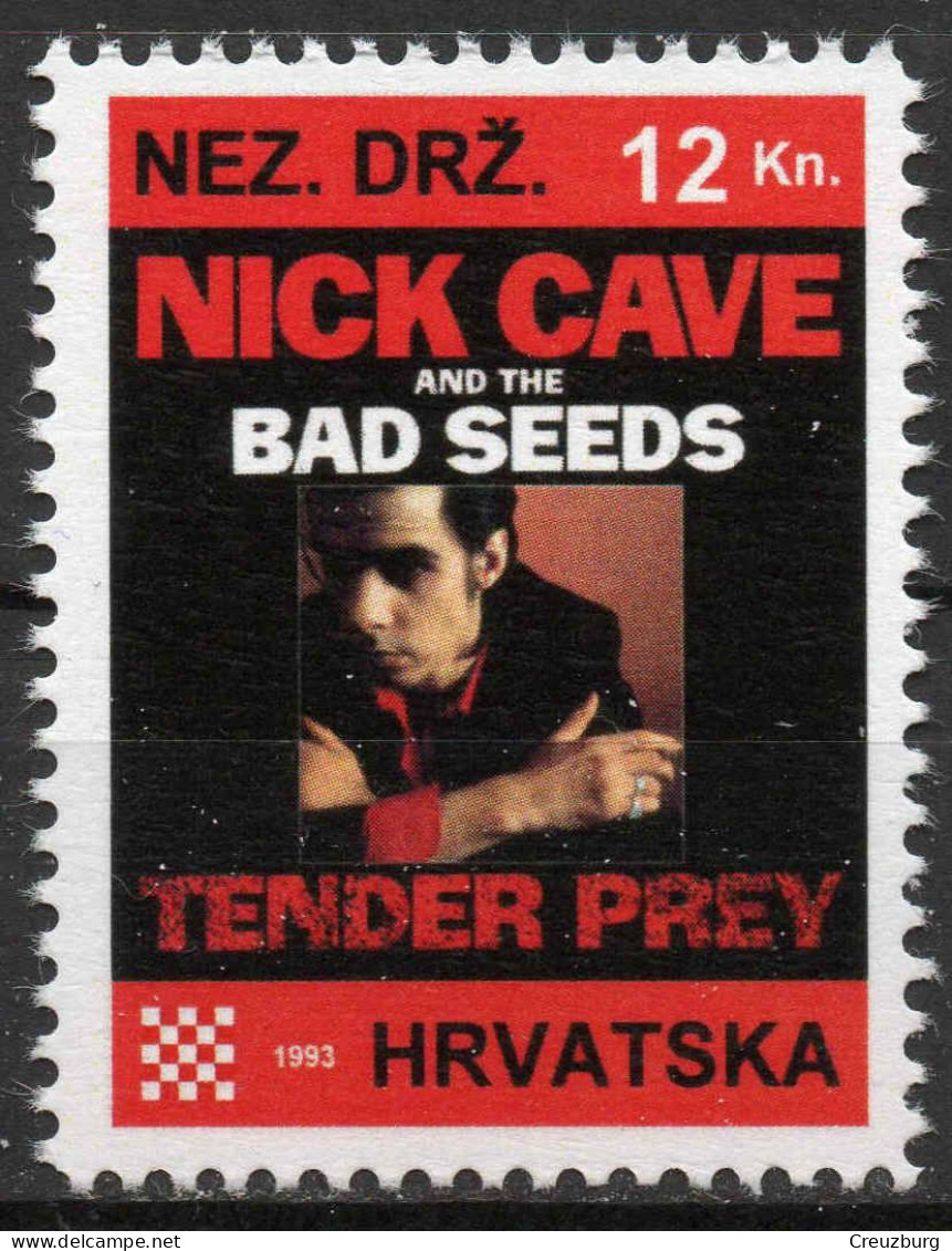 Nick Cave And The Bad Seeds - Briefmarken Set Aus Kroatien, 16 Marken, 1993. Unabhängiger Staat Kroatien, NDH. - Croatie