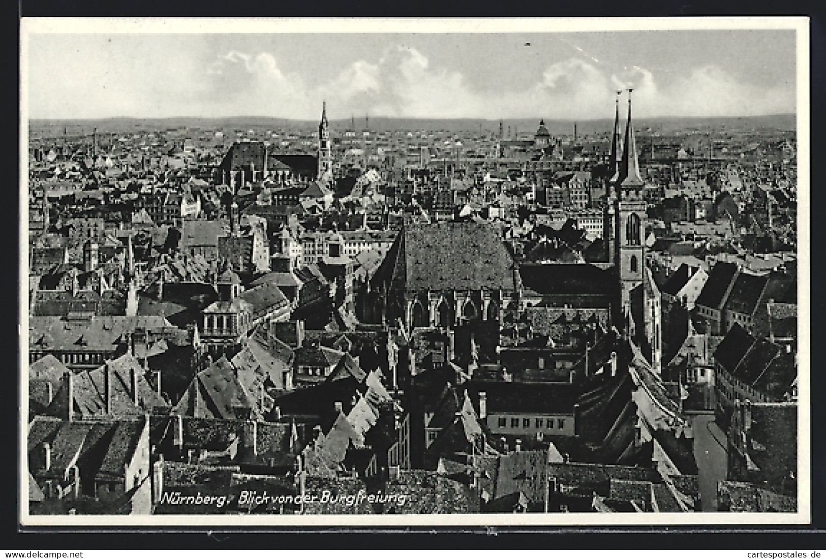 AK Nürnberg, Blick Von Der Burgfreiung  - Nuernberg