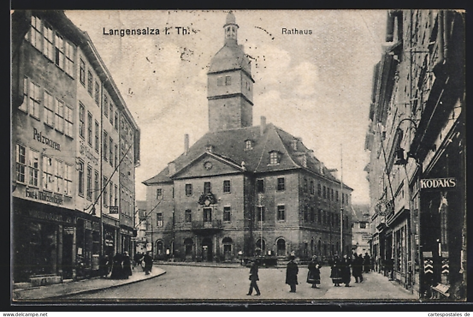 AK Langensalza I. Th., Rathaus  - Bad Langensalza