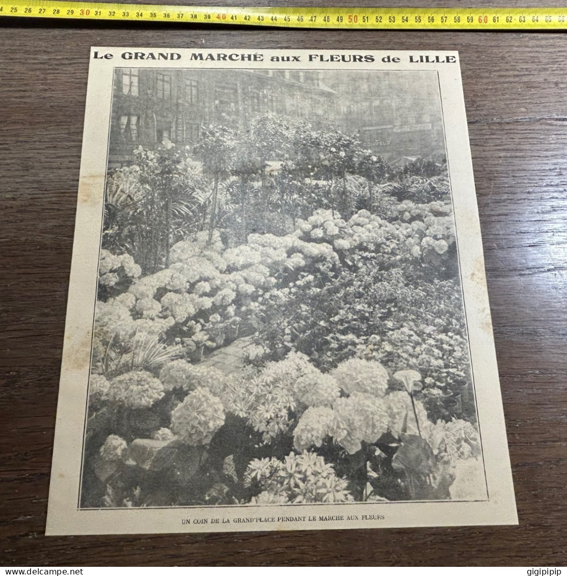 1930 GHI18 GRAND MARCHE Aux FLEURS De LILLE GRAND'PLACE - Collections