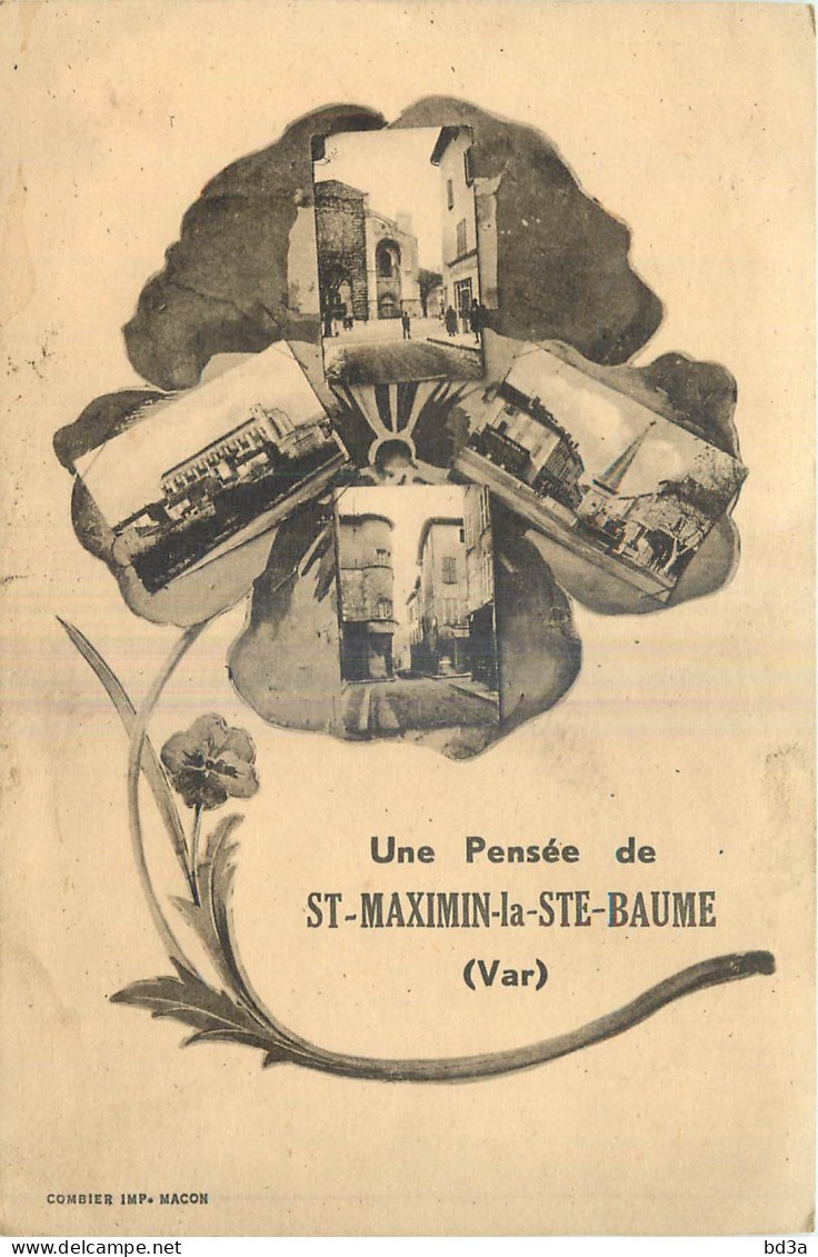 83 SAINT MAXIMIN LA SAINTE BAUME Une Pensee - Saint-Maximin-la-Sainte-Baume