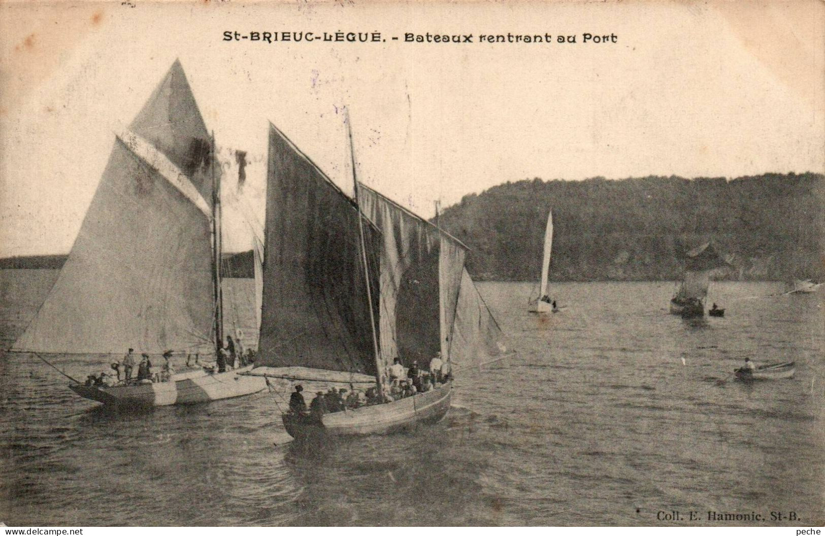 N°2843 W -cpa St Brieuc Légué -bateaux Rentrant Au Port- - Saint-Brieuc