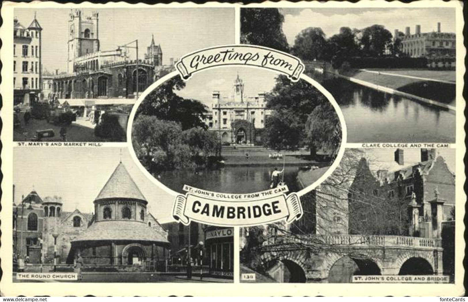 11231846 Cambridge Cambridgeshire St Johns College Bridge Church St Marys Market - Other & Unclassified