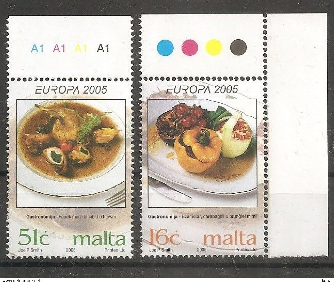 Malta Food  Europe MNH - Ernährung