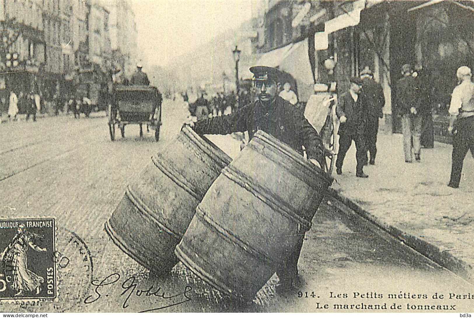 PARIS MARCHAND DE TONNEAUX REPRODUCTION  - Autres & Non Classés