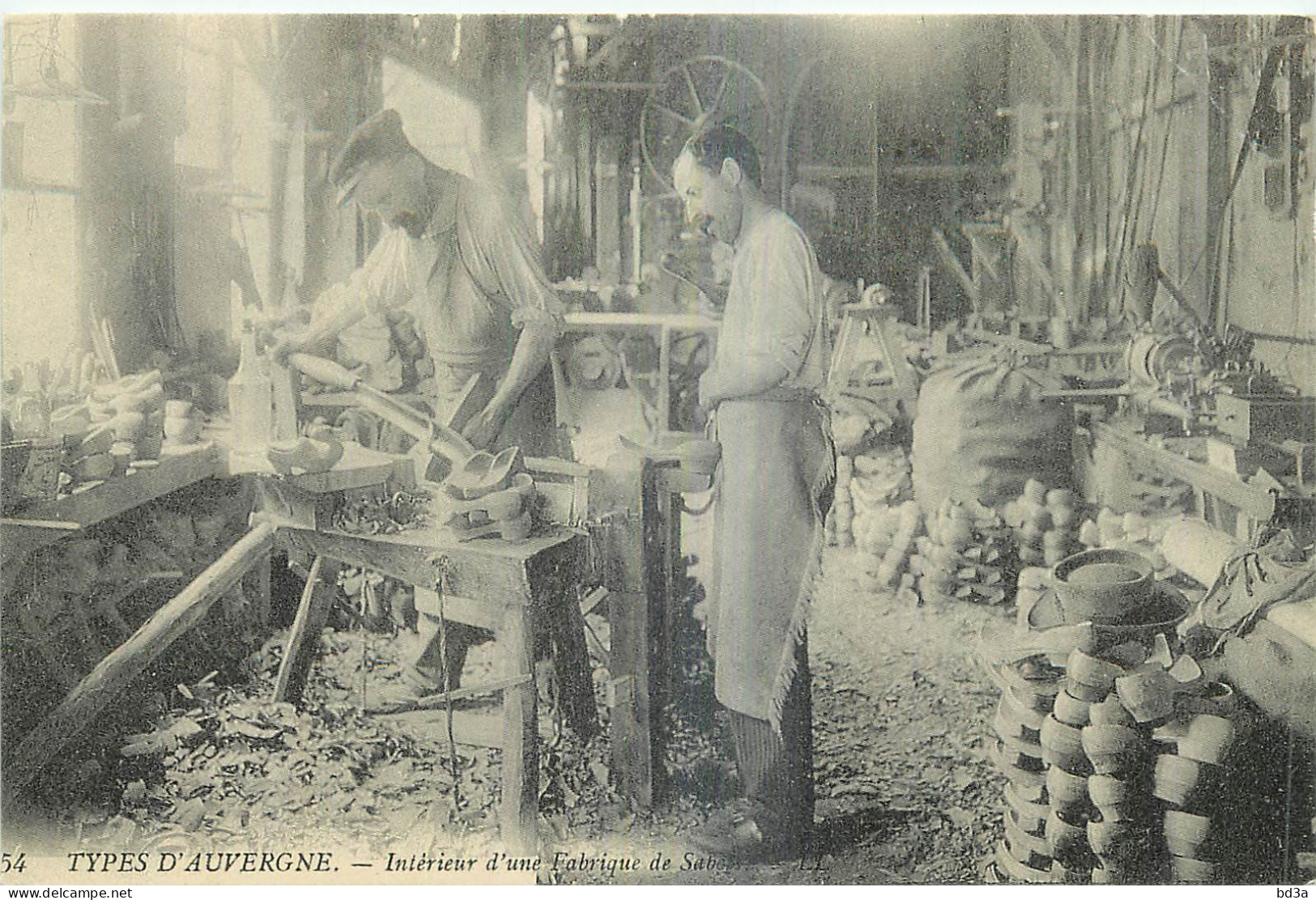 AUVERGNE FABRIQUE DE SABOTS REPRODUCTION  - Auvergne