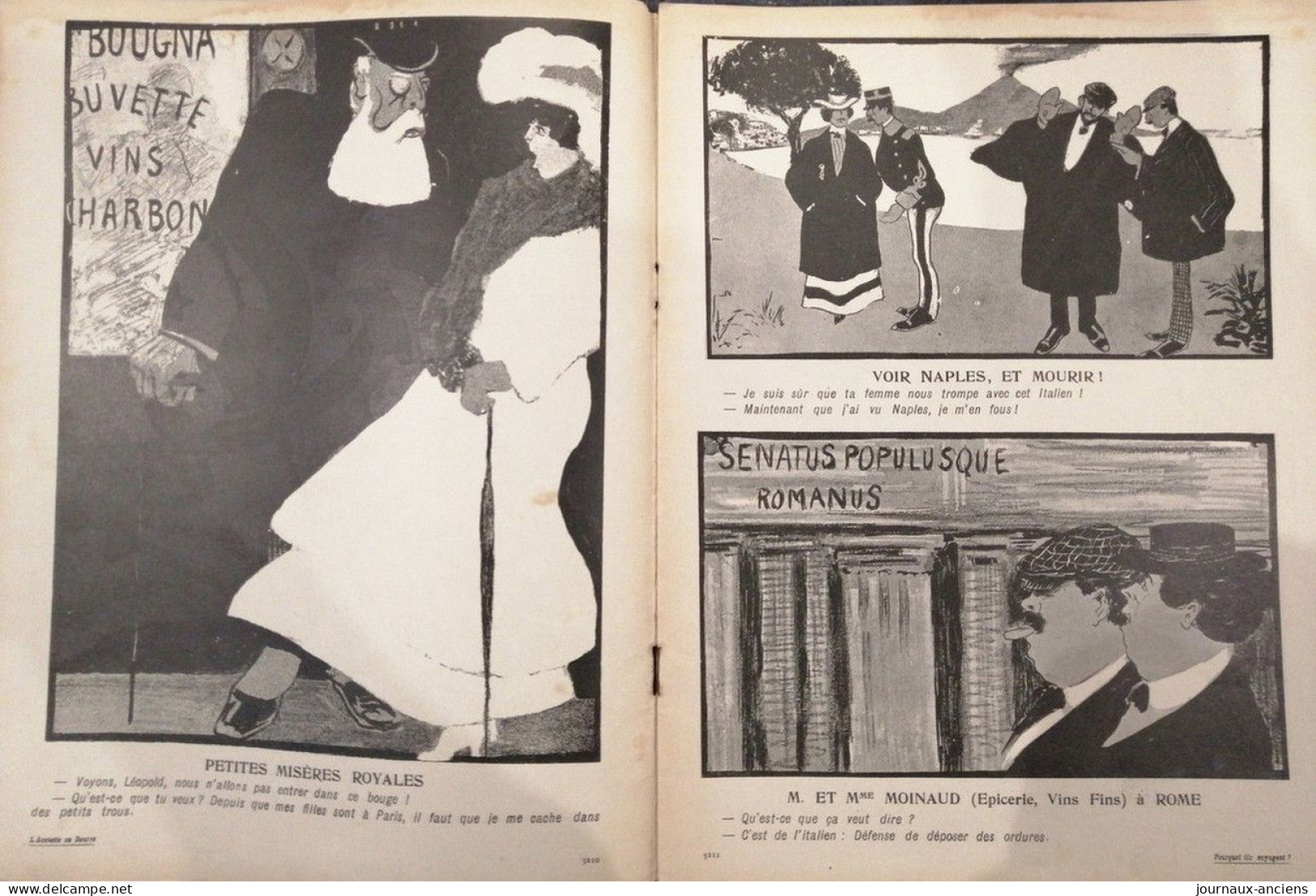 1904 Revue Ancienne " L'ASSIETTE AU BEURRE " N° 194 + SUPPLÉMENT - POURQUOI ILS VOYAGENT .... - Ohne Zuordnung